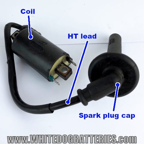 Coil, HT lead and plug cap