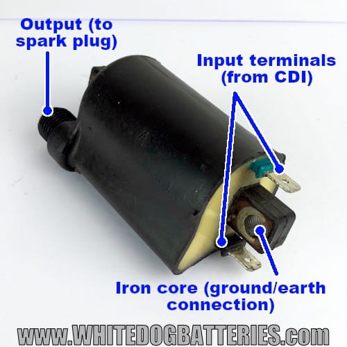 Motorcycle coil